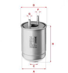 SOFIMA Filtru combustibil SOFIMA S 4113 NR (S 4113 NR) - fixbox