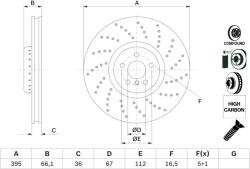 Bosch Disc frana BOSCH 0 986 479 F55 (0 986 479 F55) - fixbox