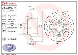 BREMBO Disc frana BREMBO 08. A202.1X (08.A202.1X)