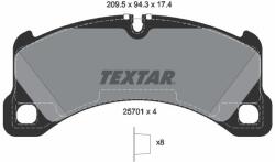 TEXTAR Set placute frana TEXTAR 2570101 (2570101) - fixbox