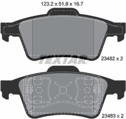 TEXTAR Set placute frana TEXTAR 2348202 (2348202) - fixbox