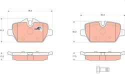 TRW Set placute frana TRW GDB1612 (GDB1612)
