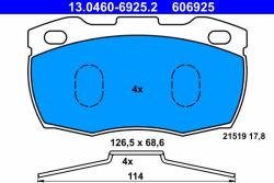 ATE Set placute frana ATE 13.0460-6925.2 (13.0460-6925.2)