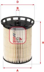 SOFIMA Filtru combustibil SOFIMA S 6129 NE (S 6129 NE) - fixbox