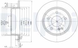 DELPHI Disc frana DELPHI BG2761 (BG2761) - fixbox