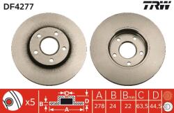 TRW Disc frana TRW DF4277 - fixbox