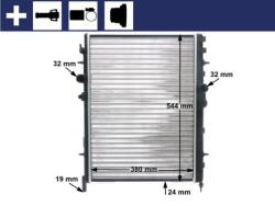 MAHLE Radiator, racire motor MAHLE CR 515 000S (CR 515 000S)