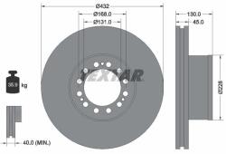 TEXTAR Disc frana TEXTAR 93087200 (93087200) - fixbox