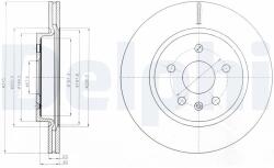 DELPHI Disc frana DELPHI BG4190 (BG4190) - fixbox
