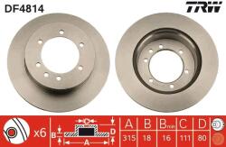 TRW Disc frana TRW DF4814 (DF4814) - fixbox