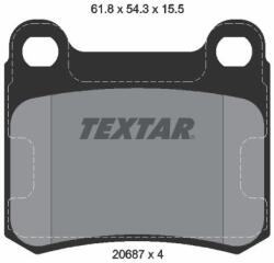 TEXTAR Set placute frana TEXTAR 2068701 (2068701)