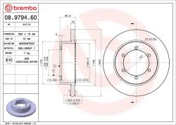 BREMBO Disc frana BREMBO 08.9794. 60 (08.9794.60)