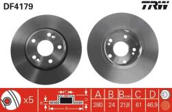 TRW Disc frana TRW DF4179 (DF4179) - fixbox