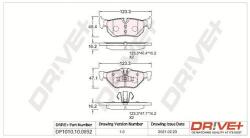 Dr! ve+ Set placute frana, frana disc Dr! ve+ DP1010.10. 0892 - fixbox