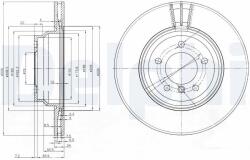 DELPHI Disc frana DELPHI BG3959 (BG3959) - fixbox