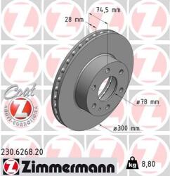 ZIMMERMANN Disc frana ZIMMERMANN 230.6268. 20 (230.6268.20)