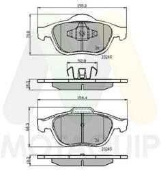 MOTAQUIP Set placute frana MOTAQUIP LVXL1093 (LVXL1093)