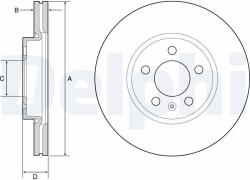 DELPHI Disc frana DELPHI BG4965C (BG4965C) - fixbox