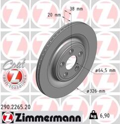 ZIMMERMANN Disc frana ZIMMERMANN 290.2265. 20 (290.2265.20)
