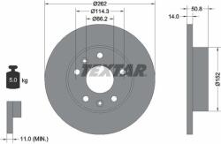 TEXTAR Disc frana TEXTAR 92102900 (92102900) - fixbox