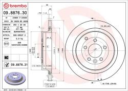 BREMBO Disc frana BREMBO 09.8876. 31 (09.8876.31)
