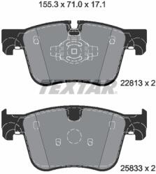 TEXTAR Set placute frana TEXTAR 2281301 (2281301)