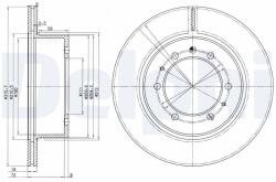 DELPHI Disc frana DELPHI BG3117 (BG3117) - fixbox