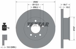 TEXTAR Disc frana TEXTAR 92058500 (92058500)