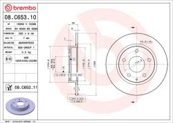 BREMBO Disc frana BREMBO 08. C653.11 (08.C653.11)