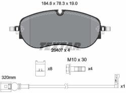 TEXTAR Set placute frana TEXTAR 2640701 (2640701)