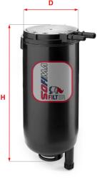 SOFIMA Filtru combustibil SOFIMA S 1071 B (S 1071 B) - fixbox