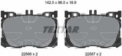 TEXTAR Set placute frana TEXTAR 2258601 (2258601) - fixbox