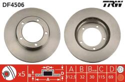 TRW Disc frana TRW DF4506 (DF4506) - fixbox