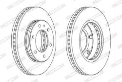FERODO Disc frana FERODO DDF2462C-1 (DDF2462C-1)
