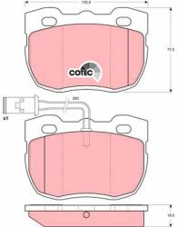 TRW Set placute frana TRW GDB1093 (GDB1093)