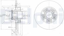 DELPHI Disc frana DELPHI BG9031RS (BG9031RS) - fixbox