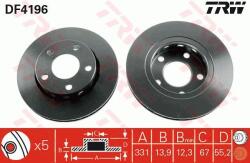 TRW Disc frana TRW DF4196 (DF4196) - fixbox
