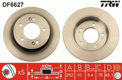 TRW Disc frana TRW DF6627 (DF6627) - fixbox