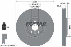 TEXTAR Disc frana TEXTAR 92308205 - fixbox