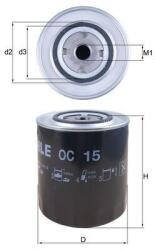 MAHLE Filtru ulei MAHLE OC 15 (OC 15) - fixbox