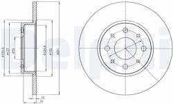 DELPHI Disc frana DELPHI BG4312 (BG4312) - fixbox