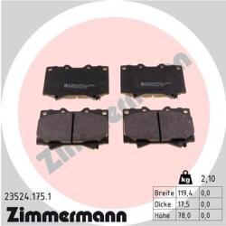 ZIMMERMANN Set placute frana ZIMMERMANN 23524.175. 1 (23524.175.1)