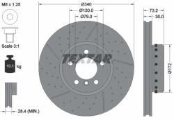 TEXTAR Disc frana TEXTAR 92265025 (92265025)