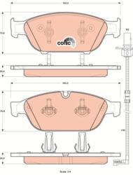 TRW Set placute frana TRW GDB1897 (GDB1897)