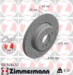 ZIMMERMANN Disc frana ZIMMERMANN 150.3484. 52 (150.3484.52)