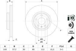 Bosch Disc frana BOSCH 0 986 479 E49 (0 986 479 E49) - fixbox