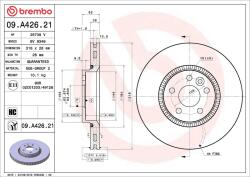 BREMBO Disc frana BREMBO 09. A426.21 (09.A426.21)