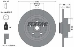 TEXTAR Disc frana TEXTAR 92159803 (92159803)