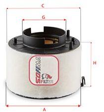 SOFIMA Filtru aer SOFIMA S 7H06 A (S 7H06 A) - fixbox
