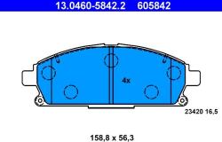 ATE Set placute frana ATE 13.0460-5842.2 (13.0460-5842.2)